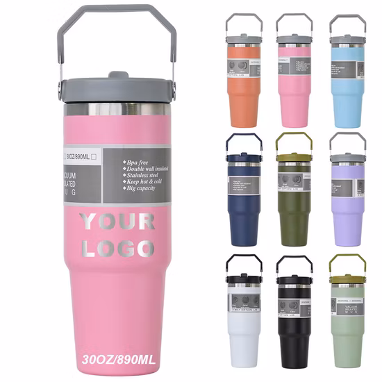 Wholesale 12oz 14oz 20oz 30 Oz Stainless Steel Double Wall Vacuum Insulated Travel Coffee Mug Tumbler Cup