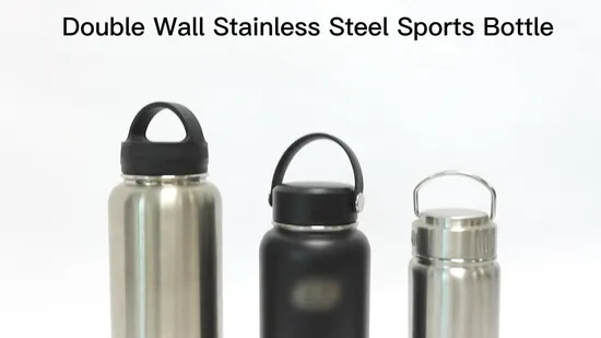 GS001 No Minimum 750ml 18/8 Stainless Steel Single Wall Sports School Bamboo Lid FDA ODM Kids Sport Water Bottle 