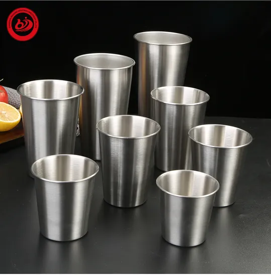 Hot Sale Stackable Single Wall Children Drinking Stainless Steel Paint Cup Travel Coffee Beer Cup Tumbler Mug 
