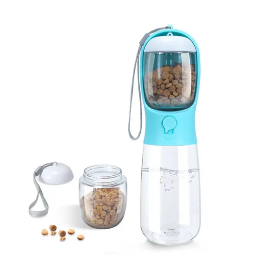 Hot Sale 2 in 1 Dog Water Bottle Pet Travel Water Bottle for Dog 