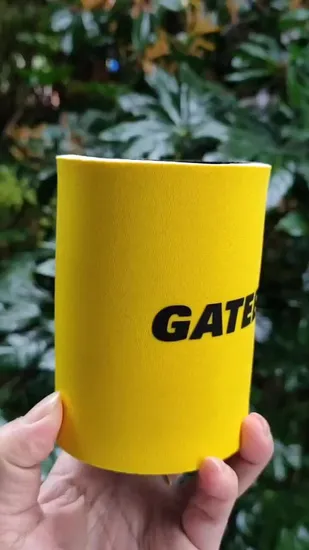 Wholesale Printed Beer Cooler Custom Neoprene Beverage Drink Stubby Bottle Can Cooler (BC0001) 