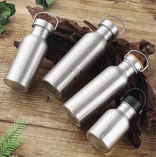 Customized Logo Cheap Stainless Steel Single Wall Cold Water Sports Bottle 