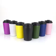 Double Wall 12 Oz Tumbler Stainless Steel Coffee Travel Mug with Lid 