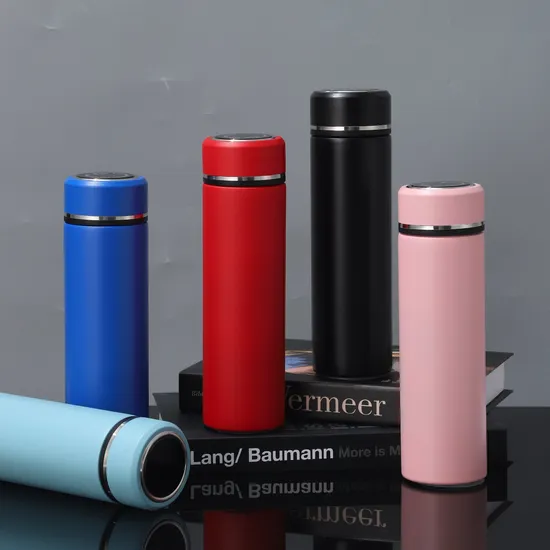 Stocked 500ml Personalised 316 Vacuum Stainless Steel Water Bottle Flask with Smart Lid 