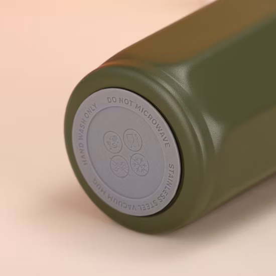 750ml Single Wall Stainless Steel Vacuum Insulated Travel Flask Thermos Food Vacuum Flask Cup Mug with Cover