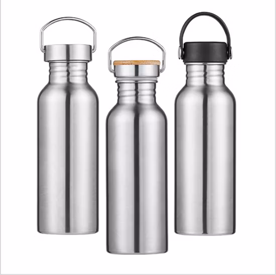 Cheap Stainless Steel Single Wall Cold Water Sports Bottle
