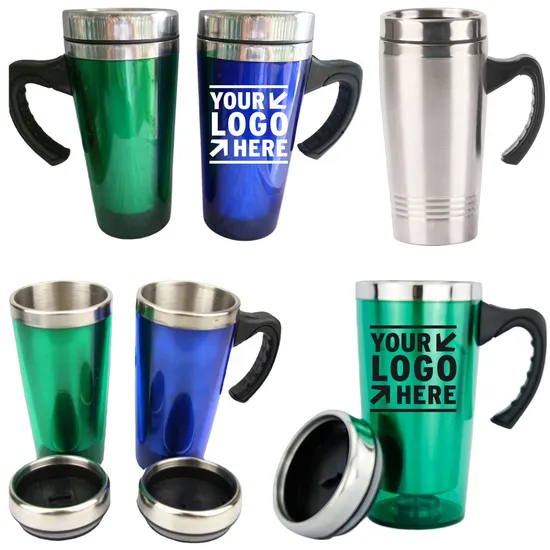 Travel Mug with Handle Travel Mugs for Hot and Cold Double
