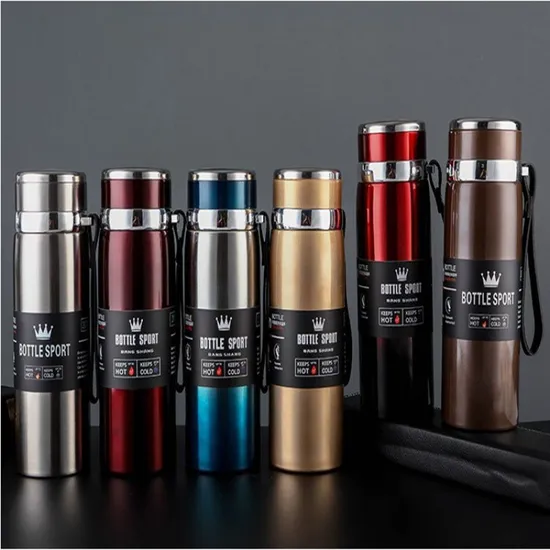 316 Stainless Steel Vacuum Travel Gradient Color Sling Insulated Cup 