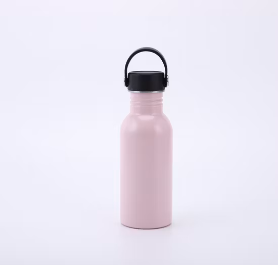 Wholesale Single Wall 750ml 304 Stainless Steel Cola Shaped Sports Water Bottle