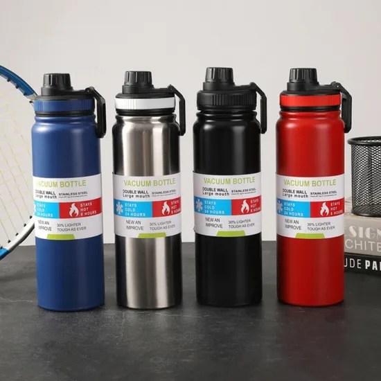 32oz 48oz Vacuum Flask Double Wall Thermal Drink Bottle Vacuum Insulated Stainless Steel Custom Logo Water Bottles Thermos Travel Mug with Lid Straw 