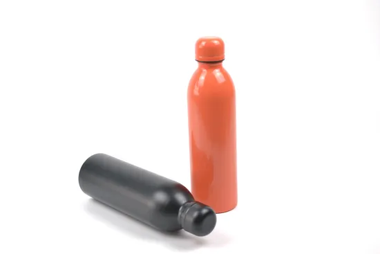 Sports Single Wall Cola Shaped One Layer Small Mouth Cold Water Flask Stainless Steel Drinking Bottle for Outdoor 